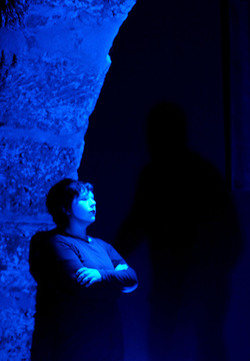 DARIO FERRARI E NINA LOMBARDINO attori italiani. Fotografie di Giulio Azzarello &copy;2014.