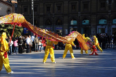 CAPODANNO CINESE panoramiche e particolari. Fotografie di Giulio Azzarello &copy;2014.