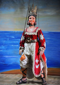 OPERA DEI PUPI dei maestri Mimmo e Nino Cuticchio. Fotografie di Giulio Azzarello &copy;2014.