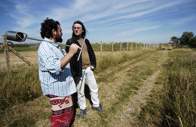 ARTE CONTEMPORANEA A PIRGI sito e riserva archeologica. Fotografie di Giulio Azzarello &copy;2014.