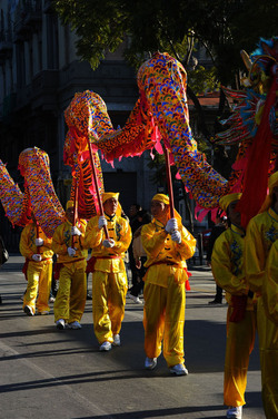 CAPODANNO CINESE panoramiche e particolari. Fotografie di Giulio Azzarello &copy;2014.