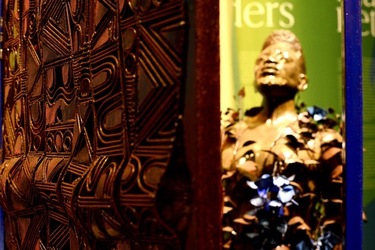 VENEZIA installazione nigeriana inizio Arsenale. Biennale Arch. Cont.. Fotografie di Giulio Azzarello &copy;2022.