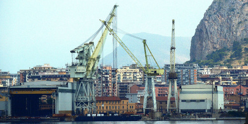 IL GOLFO E IL PORTO DI PALERMO. Fotografie di Giulio Azzarello &copy;2015 2016.