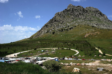 PORTELLA della Ginestra in Sicilia. Fotografie di Giulio Azzarello &copy;2014.