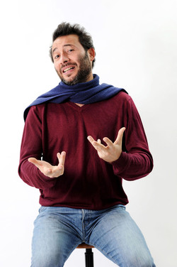 GASPARE BALSAMO attore. Fotografie di Giulio Azzarello &copy;2018.