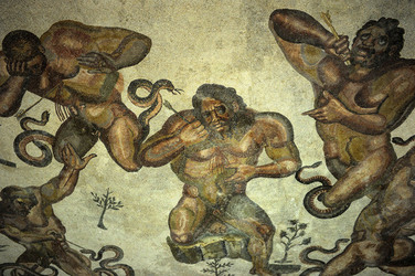 I MOSAICI della VILLA ROMANA DEL CASALE Piazza Armerina in Sicilia. Fotografie di Giulio Azzarello &copy;2014.