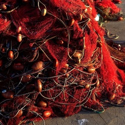 RETI DA PESCA. Fotografie di Giulio Azzarello &copy;2022.