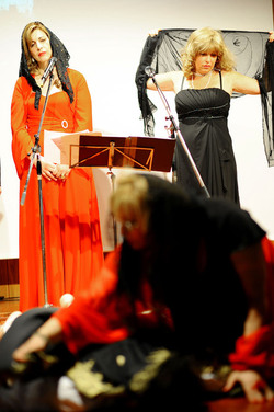 SPETTACOLO di Sara Favar&ograve; e della sua compagnia. Fotografie di Giulio Azzarello &copy;2015 2016.