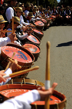 Tamburai siciliani di Agrigento. Fotografie di Giulio Azzarello &copy;2017.