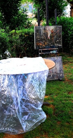 MOSTRA di PITTURA a MONDELLO. Fotografie di Giulio Azzarello &copy;2018.