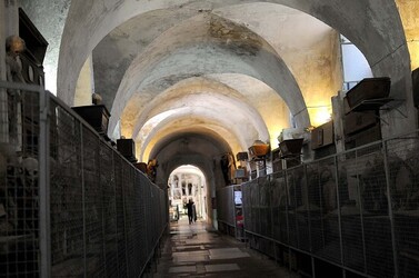 LE CATACOMBE dei cappuccini a Palermo in Sicilia. Fotografie di Giulio Azzarello &copy;2014.