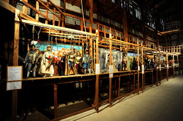 TRADIZIONI IN VIAGGIO mostra di pupi di Mimmo Cuticchio. Fotografie di Giulio Azzarello &copy;2014.