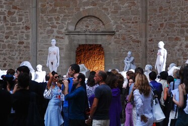 VANESSA BEECROFT allo Spasimo di Palermo alcuni momenti. Fotografie di Giulio Azzarello &copy;2014.