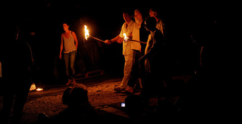 L ULISSE di e con Mimmo Cuticchio. Fotografie di Giulio Azzarello &copy;2014.