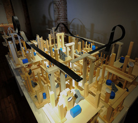 Mobile City installazione di Anne Clemence DeGrollee alla GAM di Palermo. Fotografie di Giulio Azzarello ©2017. Mobile City installazione di Anne Clemence DeGrollee alla GAM di Palermo. Fotografie di Giulio Azzarello ©2017.