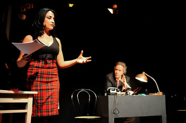 IL CABARET di Moschella Mul&egrave; attori e registi siciliani italiani. Foto di Giulio Azzarello &copy;2014.