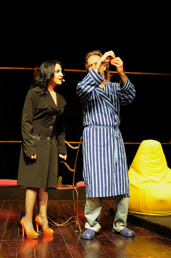 IL CABARET di Moschella Mul&egrave; attori e registi siciliani italiani. Foto di Giulio Azzarello &copy;2014.