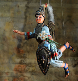 OPERA DEI PUPI dei maestri Mimmo e Nino Cuticchio. Fotografie di Giulio Azzarello &copy;2014.