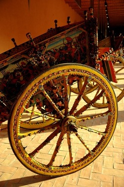 MUSEO DEL CARRETTO SICILIANO D Aumale. Fotografie di Giulio Azzarello &copy;2018.