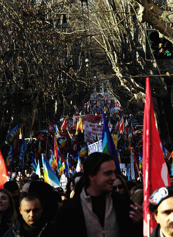 MANIFESTAZIONE per la PACE. Fotografie di Giulio Azzarello ©2014. MANIFESTAZIONE per la PACE. Fotografie di Giulio Azzarello ©2014.