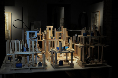 Mobile City installazione di Anne Clemence DeGrollee alla GAM di Palermo. Fotografie di Giulio Azzarello ©2017. Mobile City installazione di Anne Clemence DeGrollee alla GAM di Palermo. Fotografie di Giulio Azzarello ©2017.