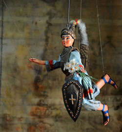 OPERA DEI PUPI dei maestri Mimmo e Nino Cuticchio. Fotografie di Giulio Azzarello &copy;2014.