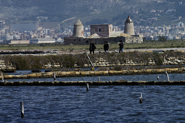 WWF Sicilia le Saline di Trapani. Fotografie di Giulio Azzarello &copy;2014.
