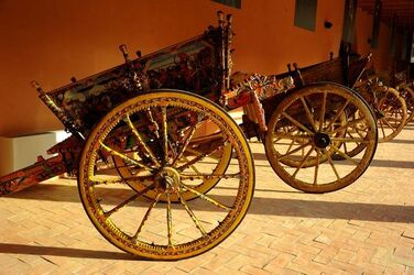 MUSEO DEL CARRETTO SICILIANO D Aumale. Fotografie di Giulio Azzarello &copy;2018.