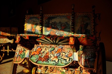 MUSEO DEL CARRETTO SICILIANO D Aumale. Fotografie di Giulio Azzarello &copy;2018.