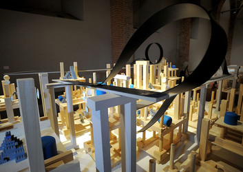 Mobile City installazione di Anne Clemence DeGrollee alla GAM di Palermo. Fotografie di Giulio Azzarello ©2017. Mobile City installazione di Anne Clemence DeGrollee alla GAM di Palermo. Fotografie di Giulio Azzarello ©2017.