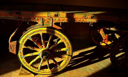 MUSEO DEL CARRETTO SICILIANO D Aumale. Fotografie di Giulio Azzarello &copy;2018.