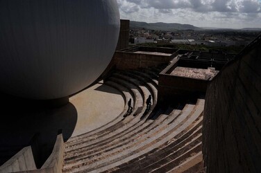 LA CHIESA MADRE a Gibellina nel Belice in Sicilia. Fotografie di Giulio Azzarello &copy;2014.
