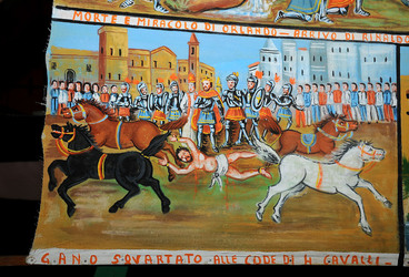 OPERA DEI PUPI dei maestri Mimmo e Nino Cuticchio. Fotografie di Giulio Azzarello &copy;2014.