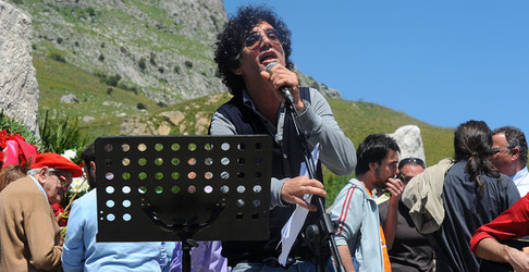 PORTELLA della Ginestra in Sicilia. Fotografie di Giulio Azzarello &copy;2014.