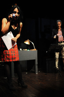 IL CABARET di Moschella Mul&egrave; attori e registi siciliani italiani. Foto di Giulio Azzarello &copy;2014.