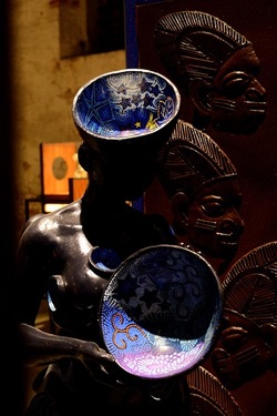 VENEZIA installazione nigeriana inizio Arsenale. Biennale Arch. Cont.. Fotografie di Giulio Azzarello &copy;2022.