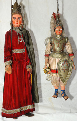 PUPI SICILIANI del 900 e dell 800. Collezione Cuticchio. Fotografie di Giulio Azzarello &copy;2014.