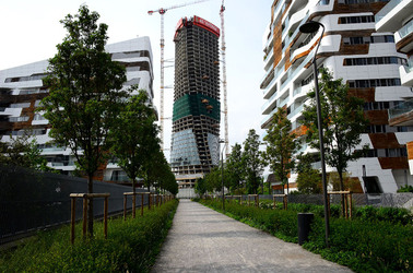 MILANO grattacieli e quartiere CITY LIFE. Fotografie di Giulio Azzarello &copy;2016.