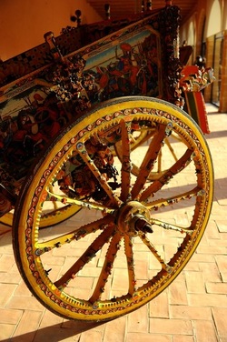 MUSEO DEL CARRETTO SICILIANO D Aumale. Fotografie di Giulio Azzarello &copy;2018.