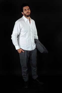 ALESSANDRO ACCARDI attore italiano. Fotografie di Giulio Azzarello &copy;2018.