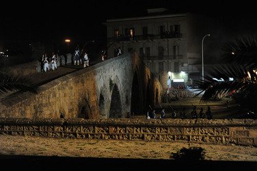 LA BATTAGLIA DI PONTE AMMIRAGLIO a Palermo lo sbarco dei mille . Fotografie di Giulio Azzarello &copy;2014.