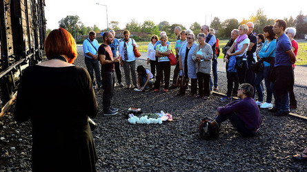 AUSCHHWITZ BIRKENAU la commemorazione. Fotografie di Giulio Azzarello &copy;2016.