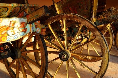 MUSEO DEL CARRETTO SICILIANO D Aumale. Fotografie di Giulio Azzarello &copy;2018.