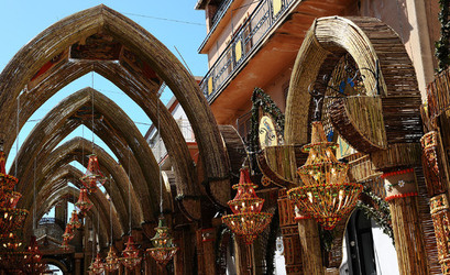 GLI ARCHI DI PASQUA a San Biagio Platani in Sicilia. Fotografie di Giulio Azzarello &copy;2014.