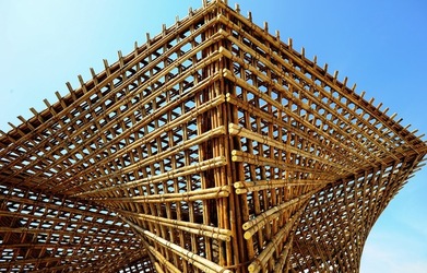 STRUTTURA di LEGNO BIENNALE di ARCHITETTURA di VENEZIA. Foto di G.Azzarello ©2018. STRUTTURA di LEGNO BIENNALE di ARCHITETTURA di VENEZIA. Foto di G.Azzarello ©2018.