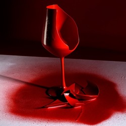 CALICE ROSSO. Fotografia di Giulio Azzarello &copy;2023.