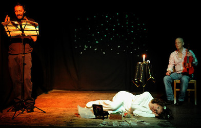 CLOCHARD uno spettacolo di e con Ludovico Caldarera. Fotografie di Giulio Azzarello &copy;2017.