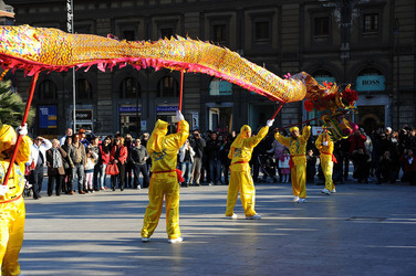 CAPODANNO CINESE panoramiche e particolari. Fotografie di Giulio Azzarello &copy;2014.