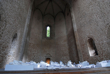 VANESSA BEECROFT allo Spasimo di Palermo alcuni momenti. Fotografie di Giulio Azzarello &copy;2014.