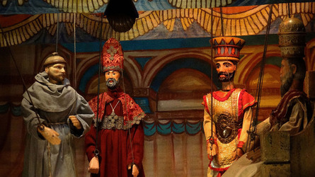 SAN FRANCESCO all Opera dei Pupi di Mimmo Cuticchio. Ogni momento fotografie di Giulio Azzarello &copy;2014.